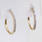 Classic Ladies 10K Yellow Gold Diamond Hoop Earrings Jewelry