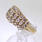 Mesmerizing Ladies 10K Yellow Gold Diamond Ring Jewelry