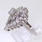 Spectacular Estate Deco Ladies 14K White Gold Diamond Cocktail Ring Jewelry