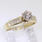 Mesmerizing 14K Yellow Gold Diamond Wedding Set Jewelry