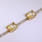 Gorgeous Yellow Gold 10k Citrine Diamond Ladies Bracelet