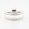 Fine Solid 14K White Gold Round Diamond Band Ring