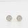 Radiant 14K Yellow Gold Round Diamond Studded Earrings