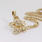 Charming Ladies 14K Yellow Gold Diamond 3PC Set Jewelry