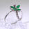 Delightful Ladies 14K White Gold Dragonfly Ring Jewelry