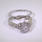 Exquisite Ladies 14K White Gold Diamond Wedding Ring Set Jewelry