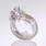 Exquisite Ladies 14K White Gold Diamond Wedding Ring Set Jewelry