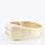 Striking 14K Yellow Gold Round Diamond Mens Estate Ring