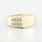 Striking 14K Yellow Gold Round Diamond Mens Estate Ring