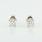 Stunning 14K White Gold Round Diamond Stud Earrings