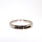 NEW Men's Moden 14K White Gold Black Diamond Ring Band