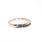 NEW Men's Moden 14K White Gold Black Diamond Ring Band