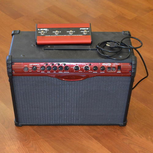 Line 6 Spider 210 50W Guitar Amplifier & Footswitch Pedal