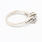 Exquisite Ladies 14K White Gold Diamond 0.50CTW LoveStory Engagement Ring Jewelry