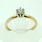 Classic Ladies 14K Yellow Gold Diamond 0.25CTW Solitaire Engagement Ring Jewelry