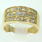 Magnificent Men's Vintage 18K Yellow Gold Diamond 1.02CTW Ring Jewelry