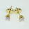 Charming Ladies 14K Yellow Gold Diamond 0.40CTW Stud Earrings Jewelry