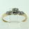 Exquisite Ladies Vintage 14K Two Tone Gold Diamond 0.15CTW Engagement Ring Jewelry