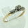 Exquisite Ladies Vintage 14K Two Tone Gold Diamond 0.15CTW Engagement Ring Jewelry