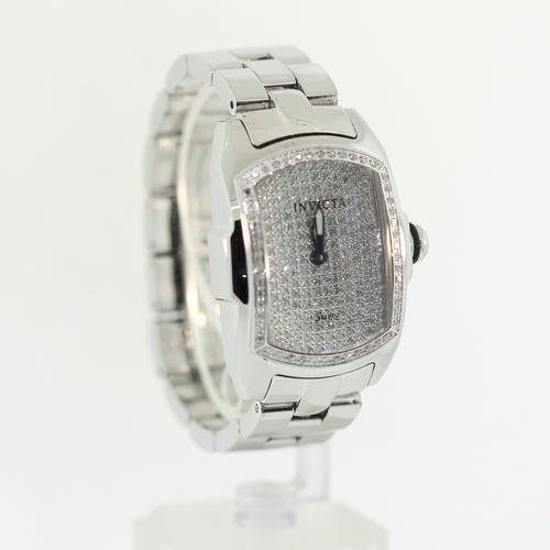 Invicta Ladies Lupah Pave Diamond Bezel Stainless Steel Watch 2683 | eBay