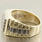 Handsome Men's Vintage 14K Yellow Gold Diamond Rolex Style Ring Jewelry