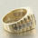 Handsome Men's Vintage 14K Yellow Gold Diamond Rolex Style Ring Jewelry