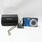 Blue  Panasonic Lumix DMC ZS7 12.1 MP GPS Digital Camera with carrying case
