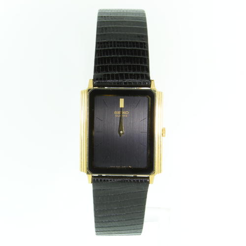 Seiko Two Tone Black/Gold Mens Watch Analogue Quartz 7430 Seiko Two Tone Black/Gold Mens Watch Analogue Quartz 7430