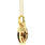 Vintage Estate 10K Yellow Gold Natural Garnet 3.95CTW Pendant in 18" Chain