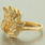 Fine Vintage Estate 10K Yellow Gold Diamond 1/5CTW Cocktail Ring 