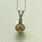 Fine Vintage Estate Classic 14K White Gold Diamond Pearl Pendant Chain Necklace