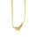 Retro Vintage Estate 14K Yellow Gold Diamond 14" Bismark Chain Necklace