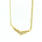 Retro Vintage Estate 14K Yellow Gold Diamond 14" Bismark Chain Necklace