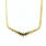 Retro Vintage Estate 14K Yellow Gold Diamond 14" Bismark Chain Necklace