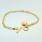 NEW Modern 14K Yellow Gold Toggle Heart 7" Diamond Bracelet