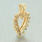 Fine Vintage Estate 14K Yellow Gold Diamond Heart  Pendant 