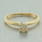 Estate Classic 14K Yellow Gold Diamond 0.25CTW Solitaire Engagement Ring Jewelry