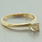 Estate Classic 14K Yellow Gold Diamond 0.25CTW Solitaire Engagement Ring Jewelry