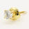 Classic Modern Estate 14K Yellow Gold Diamond VS 0.25CTW Single Stud Earring 