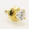 Classic Modern Estate 14K Yellow Gold Diamond VS 0.25CTW Single Stud Earring 