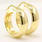 NEW Classic 14K Yellow Gold Smooth High Polished Hollow Hoop Earrings