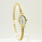 Estate Vintage Michael Anthony Mother of Pearl 14K Yellow Gold Rope 7" Watch