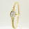 Estate Vintage Michael Anthony Mother of Pearl 14K Yellow Gold Rope 7" Watch