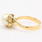 Classic Vintage Ladies 14K Yellow Gold Pearl Nature Motif Right Hand Ring 