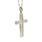 Classic Estate 14K White Gold Diamond 1.50CTW Cross Pendant and Chain Necklace