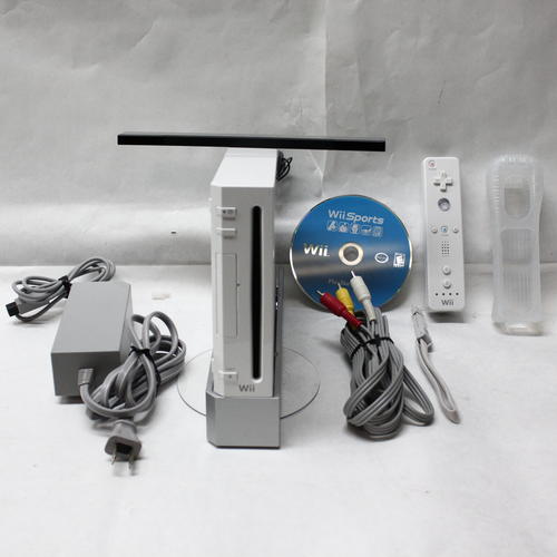 Nintendo Wii Rvl 001 White Video Game Console Outofpawn Com