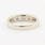 Classic Estate 14K White Gold Princess Cut Diamond Wedding Ring Band