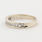 Classic Estate 18K White Gold Princess Cut Diamond Wedding Ring Band