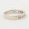 Classic Estate 18K White Gold Princess Cut Diamond Wedding Ring Band