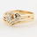 Fine Estate 14K Yellow Gold Diamond Bridal Wedding Ring Set 